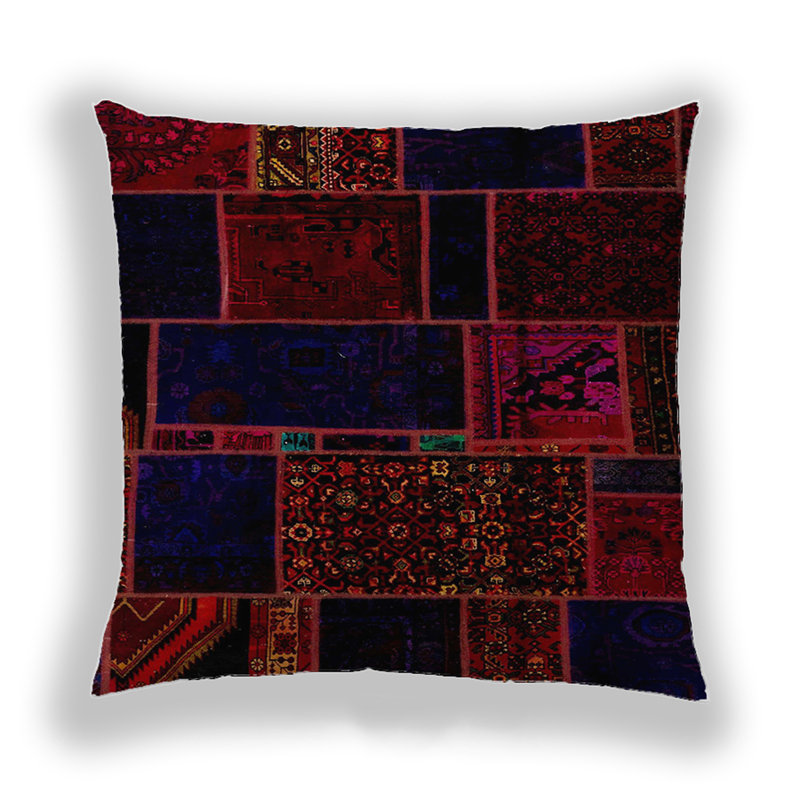 Coussin Abstract, Microsuède