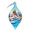 3.5'' Handmade Glass Holiday Shaped Ornament