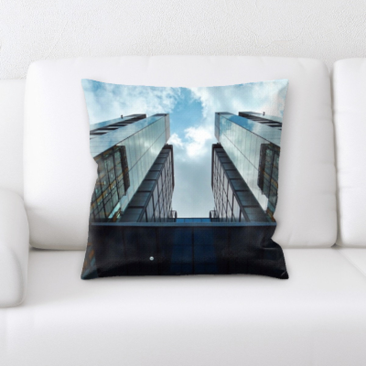 Picture of Latitude Run® Naquin High Rise Buildings Throw Pillow | Wayfair
