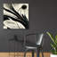 «Flowers Black White 7» par Ray Heere, art mural en verre acrylique, 12 po x 12 po-31921275