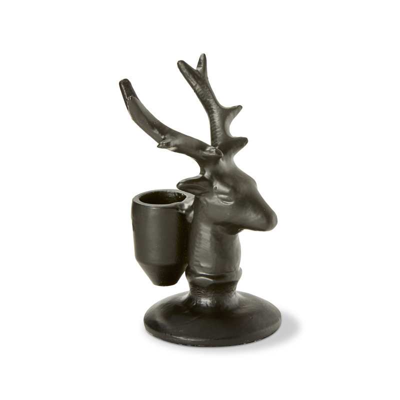Reindeer Taper Holder Sm