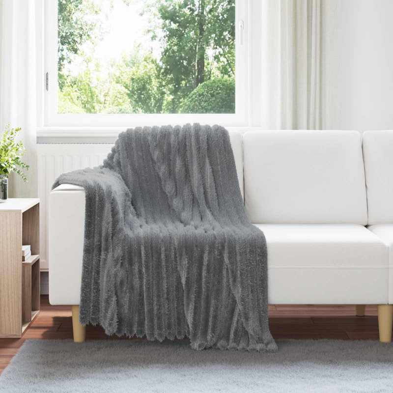 5.1-42 Throw Blanket, Dark Grey, 150cm x 130cm