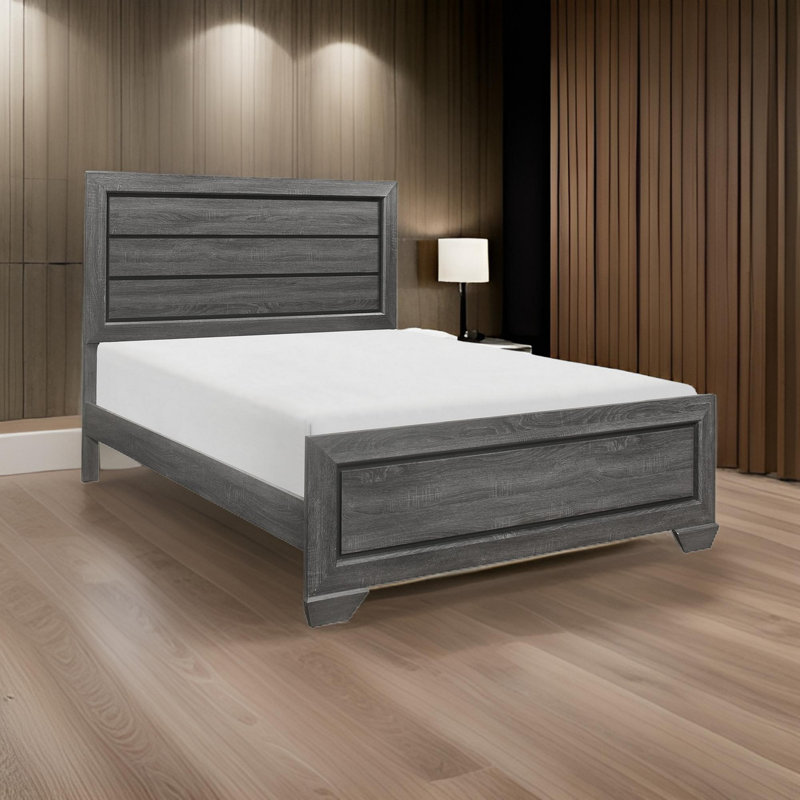 Standard Bed, Queen, Gray