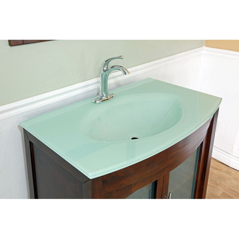 Ensemble de meuble-lavabo simple 39 po Brott, Noyer médium