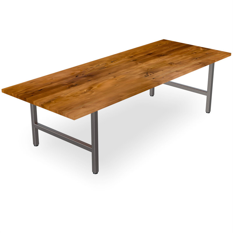 Solid Wood Rectangle Conference Table, Bourbon, 30" H x 84" L x 36" W