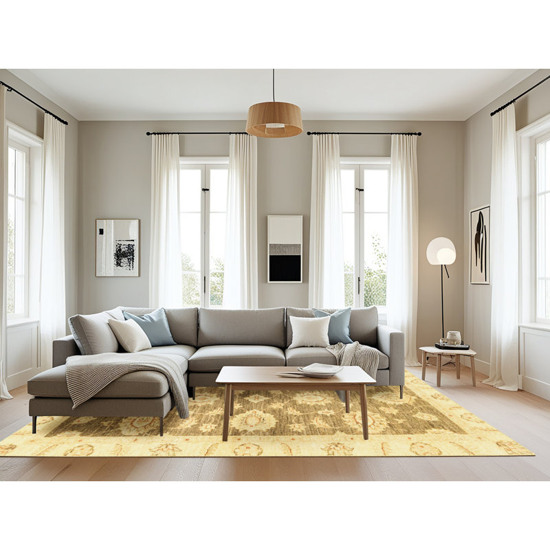 Tapis abstrait moderne 3919, Rectangle 8 pi x 12 pi