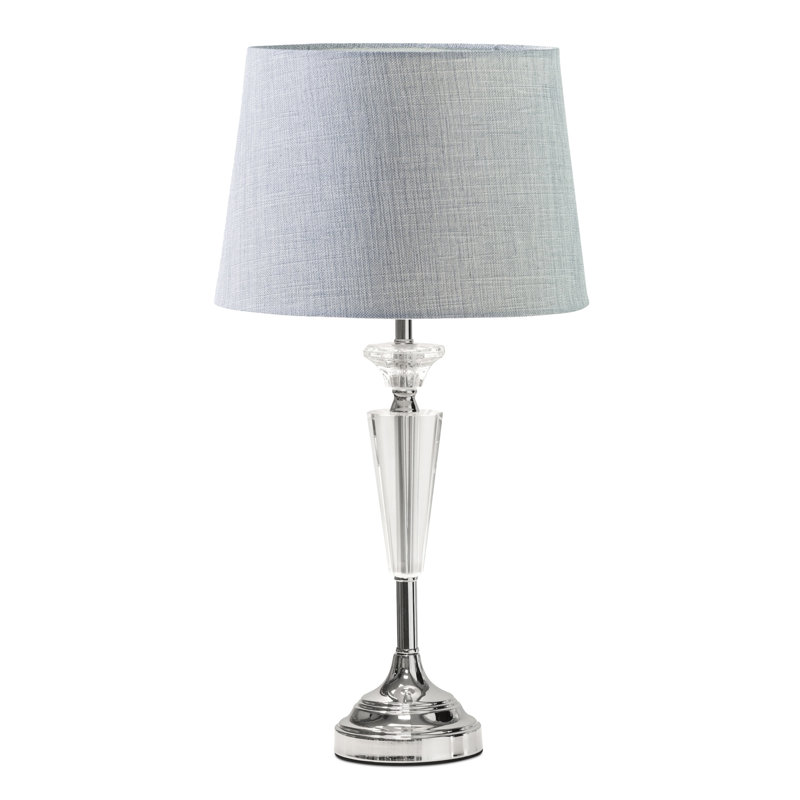 Wauregan 55cm Table Lamp, Grey