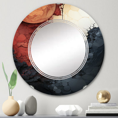 Pavana - Miroir mural rond moderne