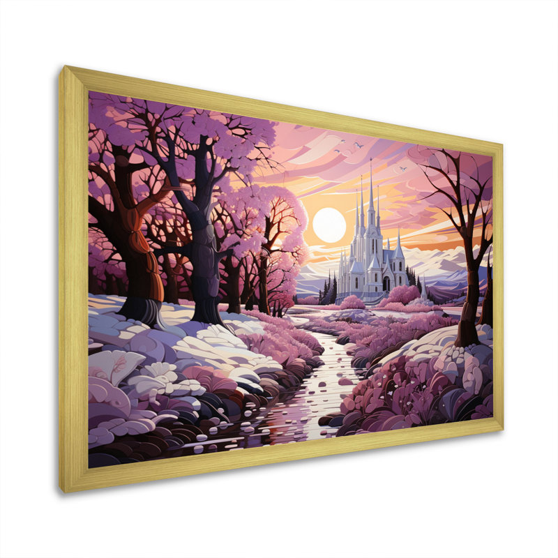Christianisme Christian Elegance II - imprimé, H 34 po x l 44 po x P 1,5 po, Encadrement doré