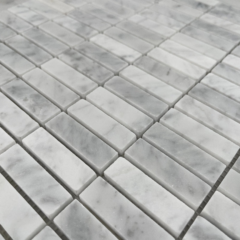 12" x 12" Marble Grid Mosaic Wall & Floor Tile
