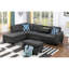 Faux Leather Sectional-1116984532