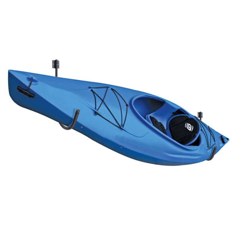 Black Powder-Coated Steel Heavy Duty Kayak Storage Hooks