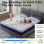 Matelas hybride à ressorts ensachés avec mousse à mémoire de forme certifiée Certipur-US-1514715612-1514715613