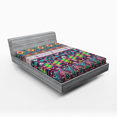 Drap-housse tribal ikat