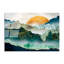 Boze 1 Piece Wall Art on Glass