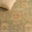 Oushak Nubl Oriental Hand Knotted Wool Dark Green/Brown Area Rug-172680205