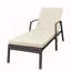 Chaise longue d'extérieur en rotin et osier-129694782