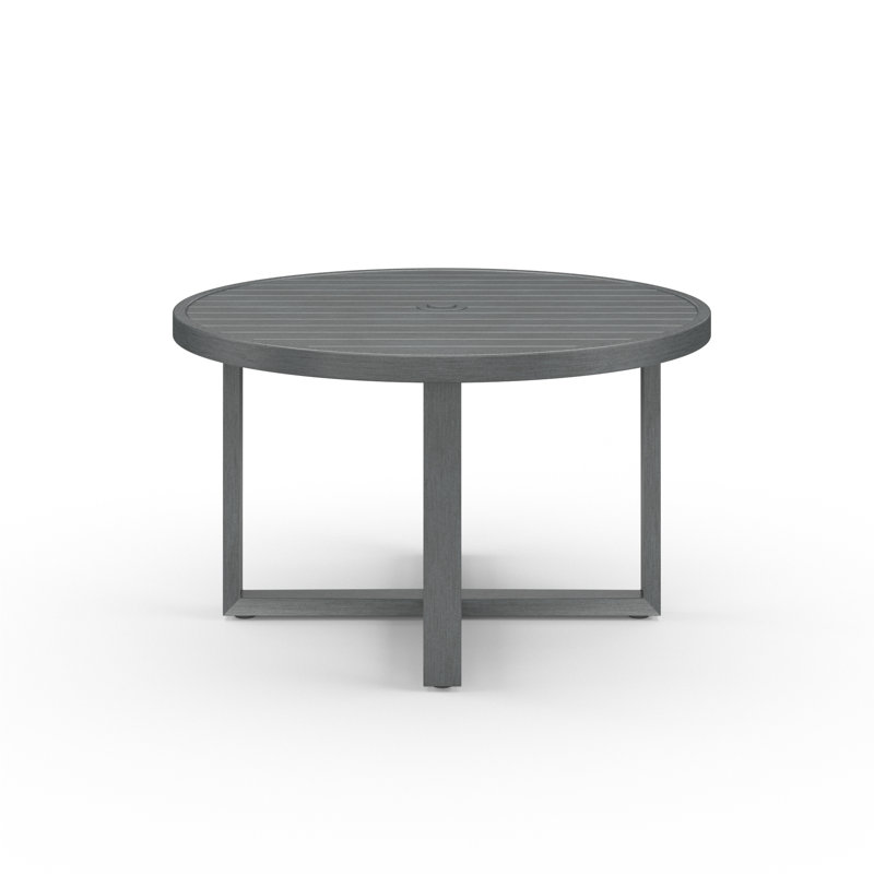 Redondo Outdoor Round Dining Table, 29'' H x 50" W x 60'' L