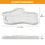 Plateau de meuble-lavabo en marbre blanc 11 "x 8" Adolif-129053105