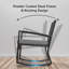 Ensemble de conversation de patio en osier pour 4 personnes - Causeuse, chaises berçantes et table basse avec coussins-1579023473-1579023472