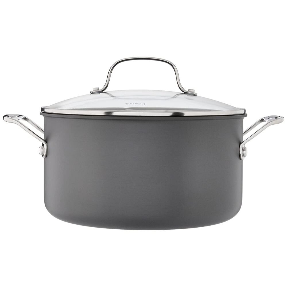 Chef's Classic Enamel on Steel Stockpot with Cover (12 Qt. - White