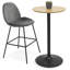 Jeneba Round Metal Base Dining Table-1822992306-1840055657
