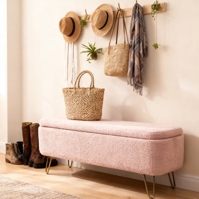 Banc de rangement avec repose-pieds Modern End