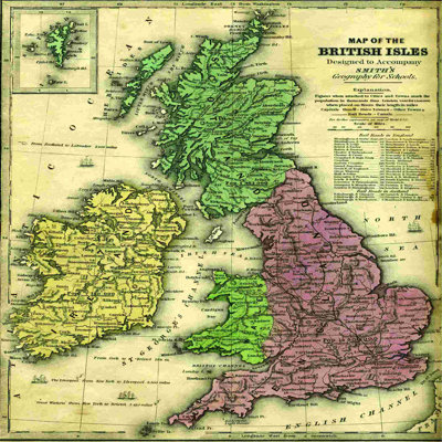 " Map Of British Isles "