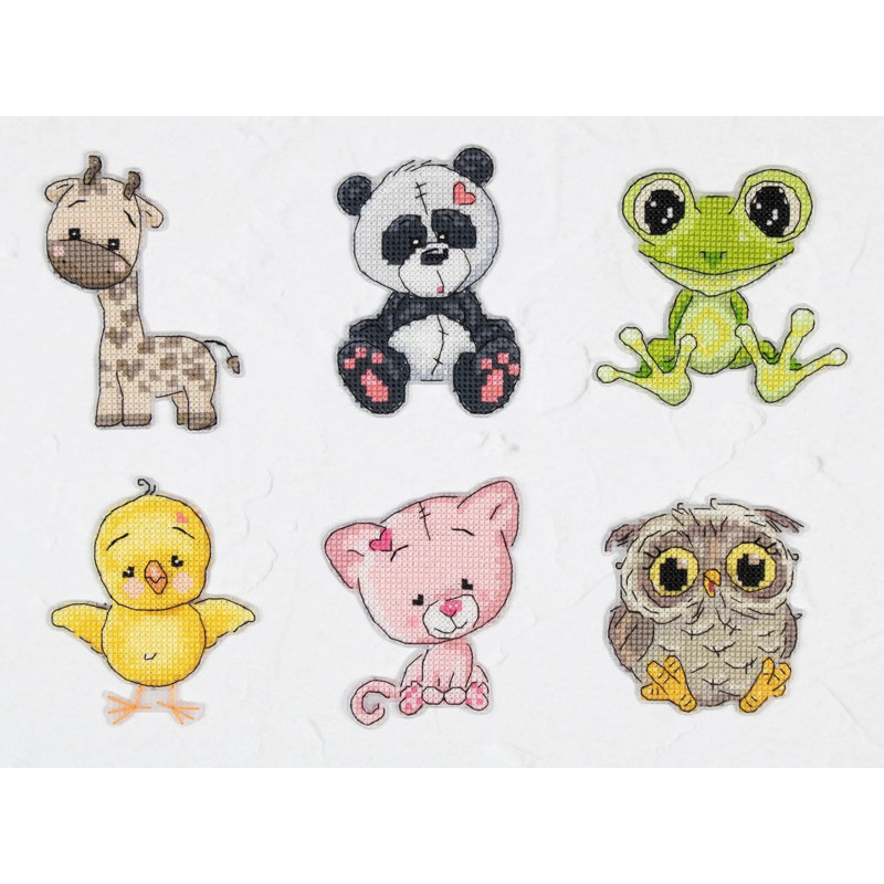 Friends 3 Counted Cross-Stitch Kit by Luca-S JK040L