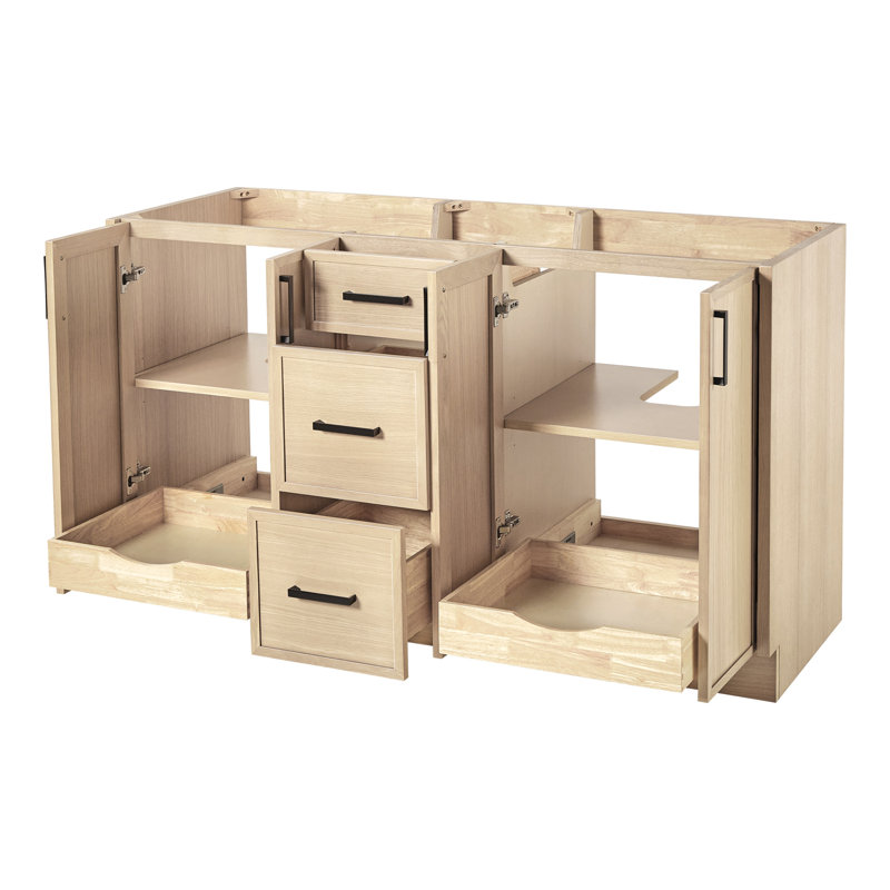 Armoire à double cuve en chêne Ariel Kelley, Chêne
