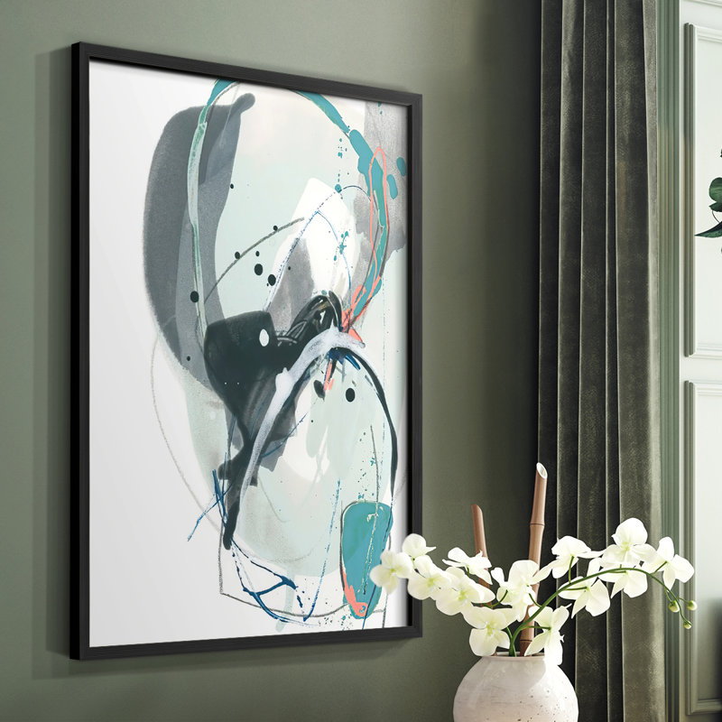 «Stone Aperture IV», reproduction encadrée - bois massif, H 20 po x l 16 po, Noir