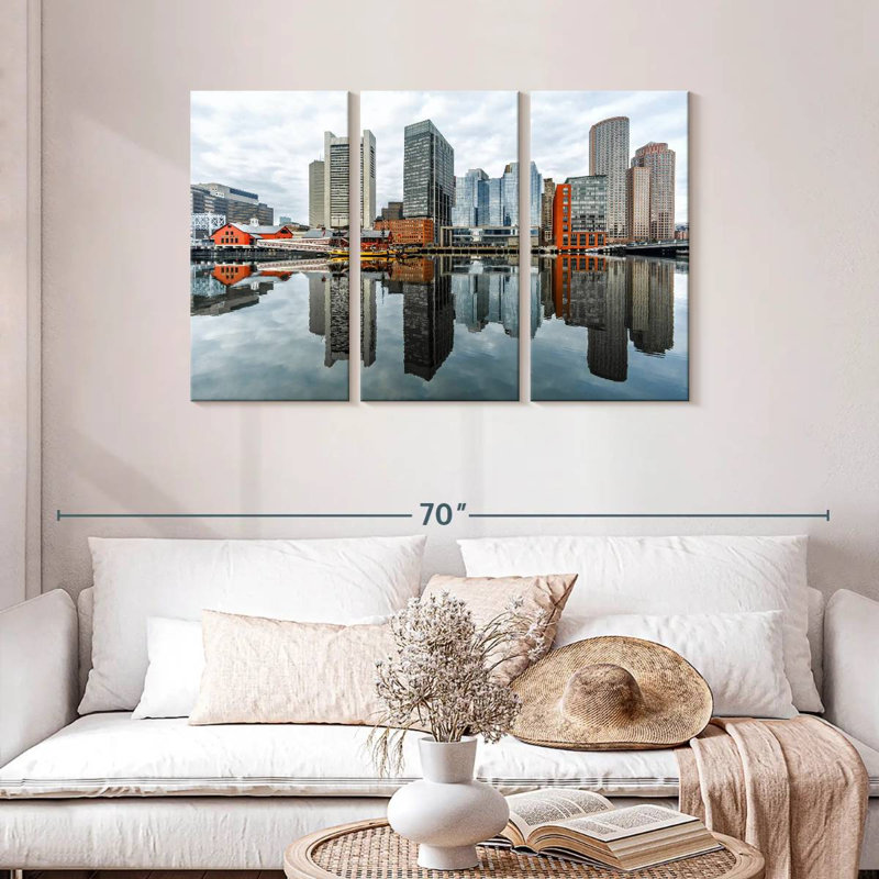 Nicci Boston Harbor View, 28" H x 45" W