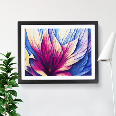 Colourful Floral Art Vol.3 Abstract - Single Picture Frame Print