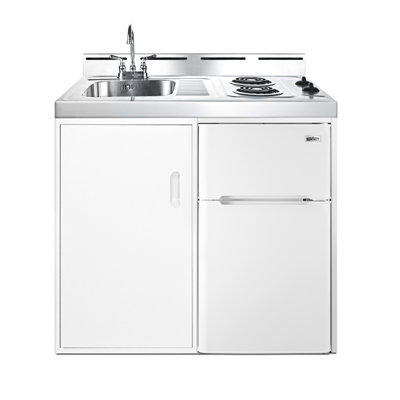 All-In-One Combo Kitchens 2.92 cu. ft. Freestanding Mini Fridge with Freezer