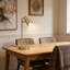 35cm Gold Swivel Table Lamp - 350° Rotatable GU10 Single Light Bedside Lamp