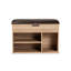 Banc de rangement en similicuir Delarue