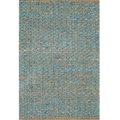 Tapis bleu en jute / sisal tressé Laverton