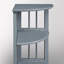 Bibliothèque en coin Duerr H 38,75 "x l 12,5"-95599111-109423258