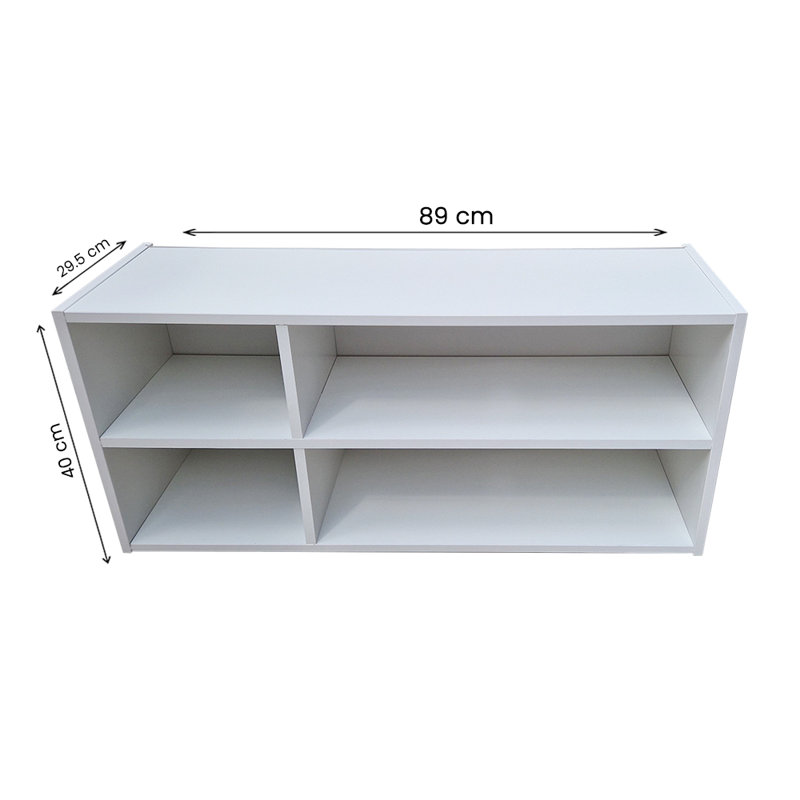 Elliah Unfinished TV Stand for TVs up to 32", White