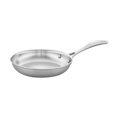 Zwilling Aurora Frying Pan Set - 5-ply Stainless Steel Skillets – Cutlery  and More