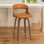 Tabouret de comptoir pivotant 26 po Carylon