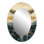 Dragon Whisper Of The Marsh - Gold Oval Wall Mirror Decor
