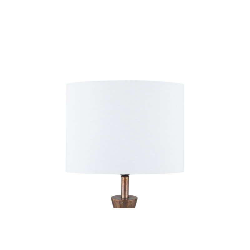Lorentz 22cm H Polycotton Oval Lamp Shade ( Screw On ), Steel Grey