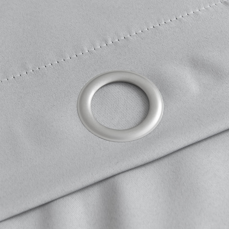 Paire de rideaux occultant et isolants avec œillets Spradling, gris