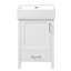 20.28'' Modern Bathroom Vanity with Ceramic Sink, Solid Wood Frame, and Drawer – Ideal for Small Bathrooms.-817324751