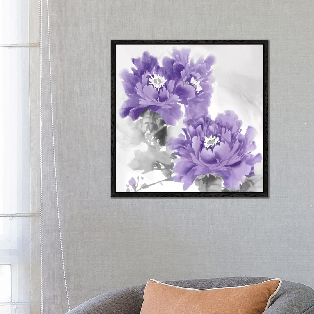 Leinwandbild Flower Bloom in Amethyst I von Jesse Stevens