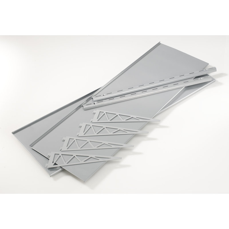 Tablette 2 pièces Chyrisse, Argent, H 24 po x l 36 po x P 11 po
