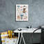 «Red Coffee Barrel I V2 Gingham» par Courtney Prahl, art mural sur toile-972044719