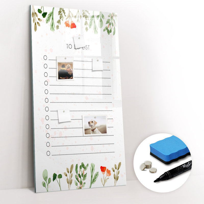 Magnetic Glass Dry Erase Board