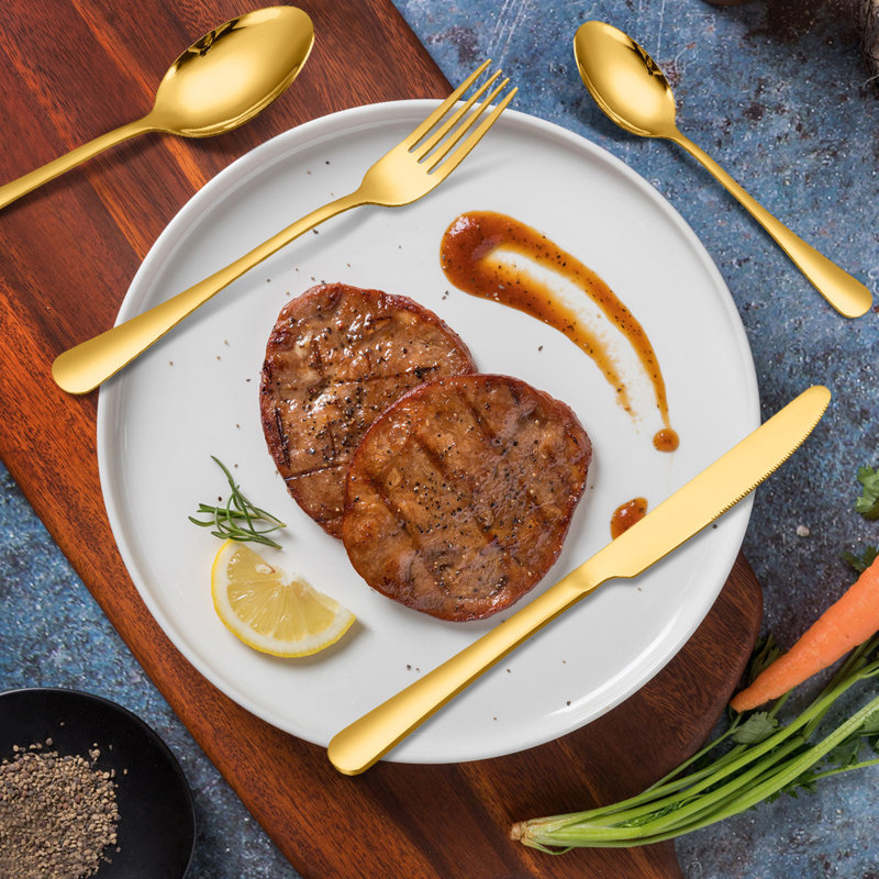 Ensemble de 6 couteaux à steak en acier inoxydable JK & D Kitchen